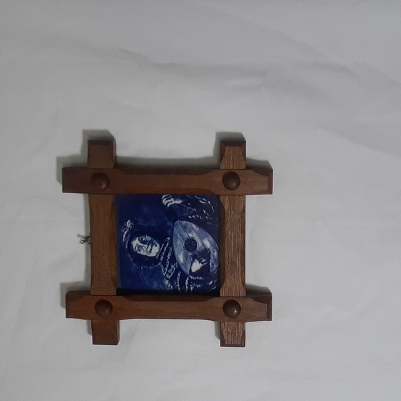 Frans Hals Art Repro Dutch Dleft Blue Tile Decor From Holland Small - Picture 8 of 11